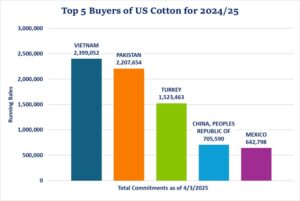 Top Buyers of US Cotton chart 